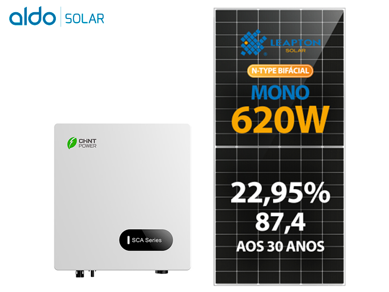 GERADOR DE ENERGIA SOLAR CHINT INVERSOR ON GRID SEM ESTRUTURA